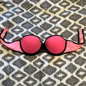Victorias secret colorblock bikini top 34c